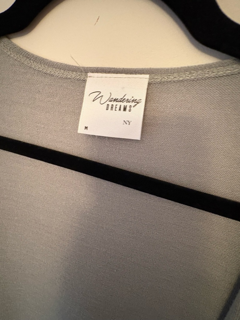 Light Gray Open-Front Duster Cardigan - Picture 4 of 6